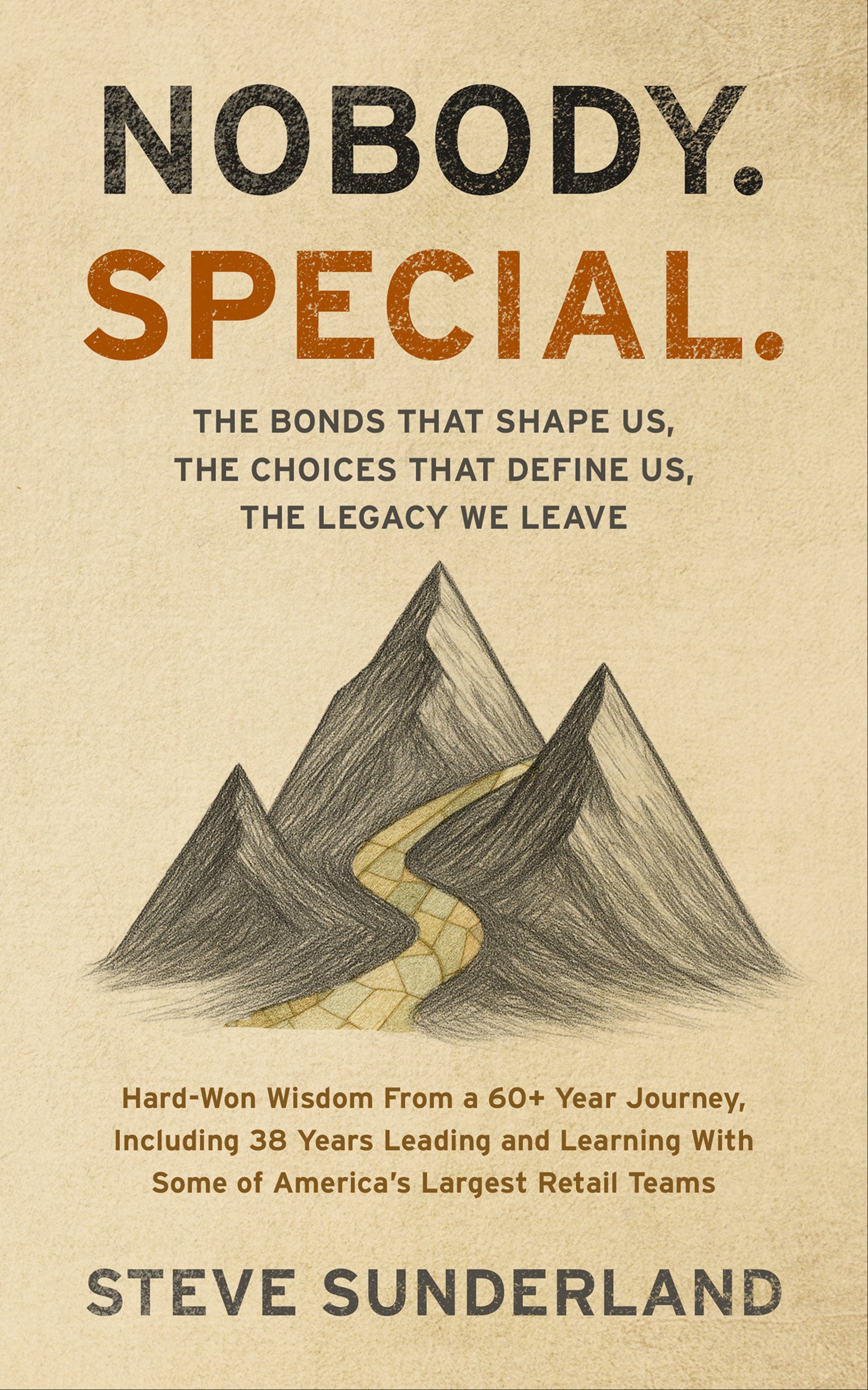 Nobody. Special. book cover by Steve Sunderland